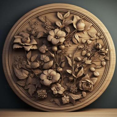 Patterns and decorations stl Campion 3 3d model